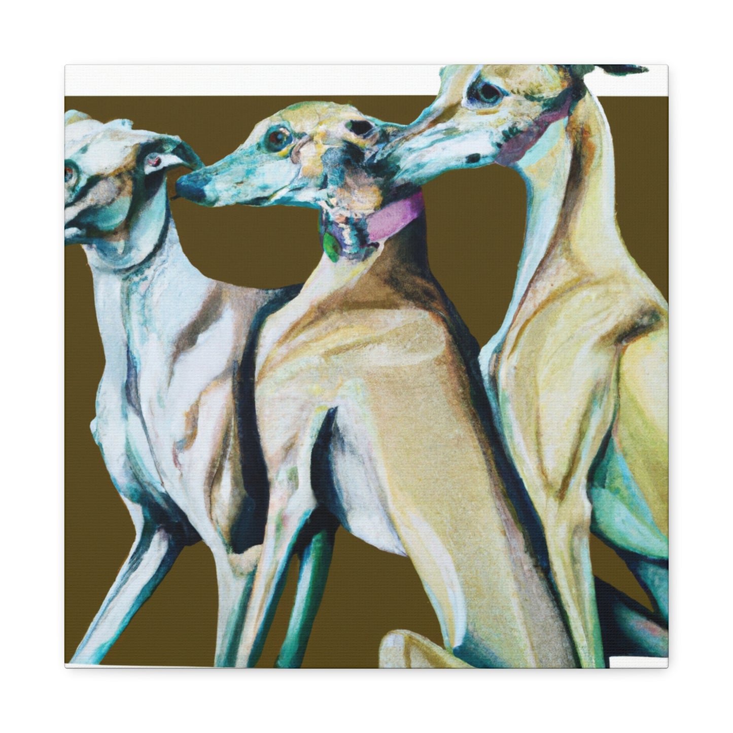 Greyhound in Splendor - Canvas