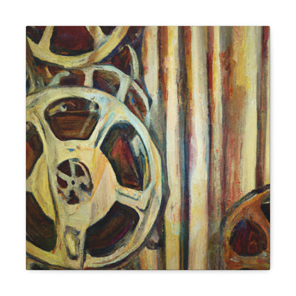 "Film Reels Impressionist" - Canvas