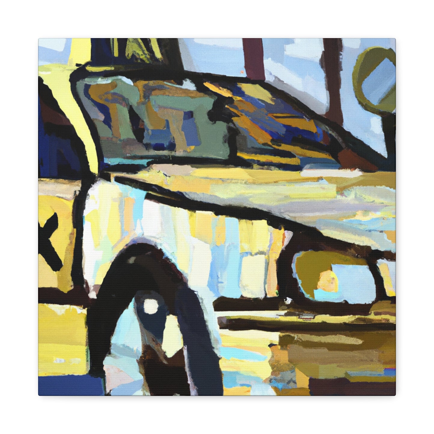 Taxi at Midnight - Canvas