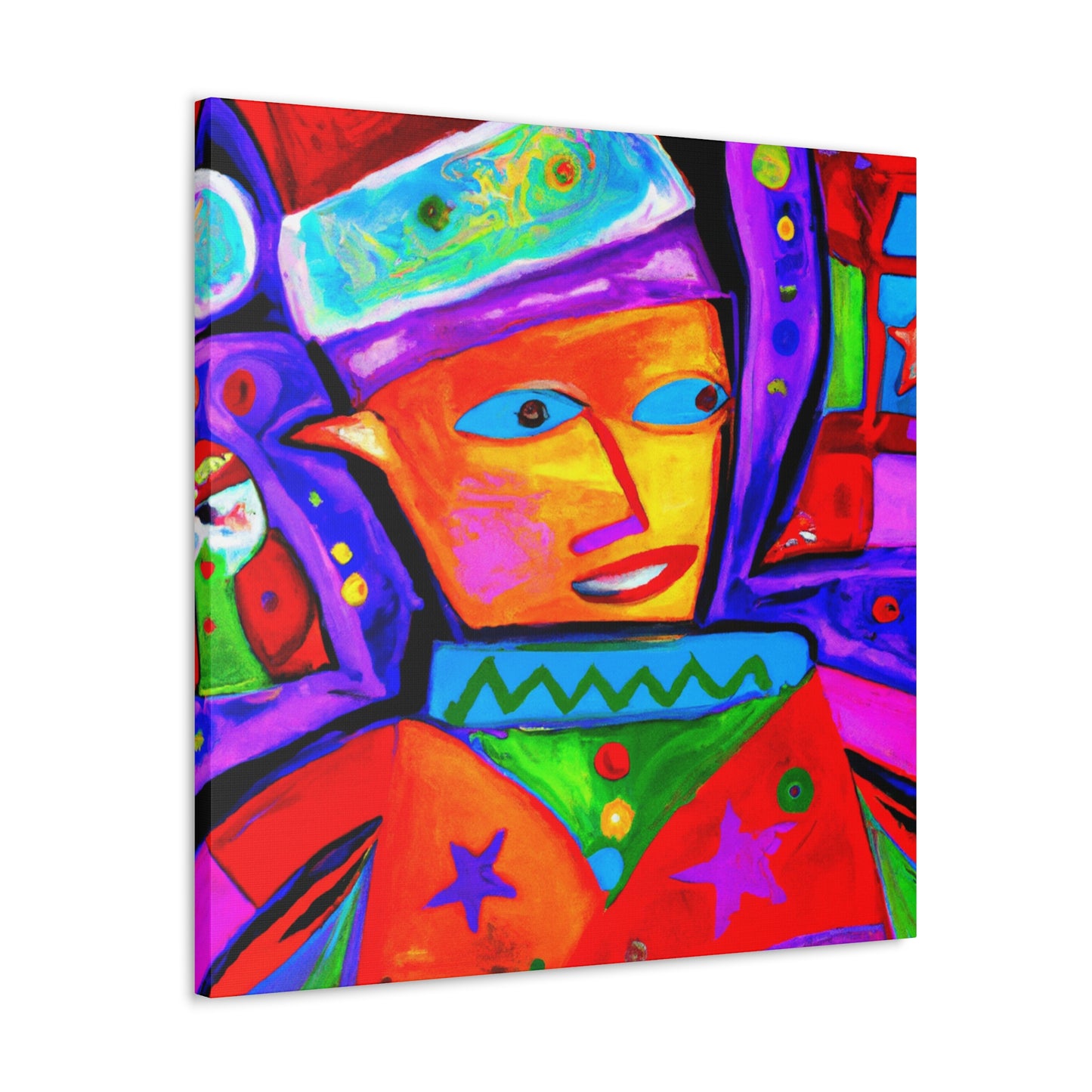 Elf in Fauvist Colors - Canvas