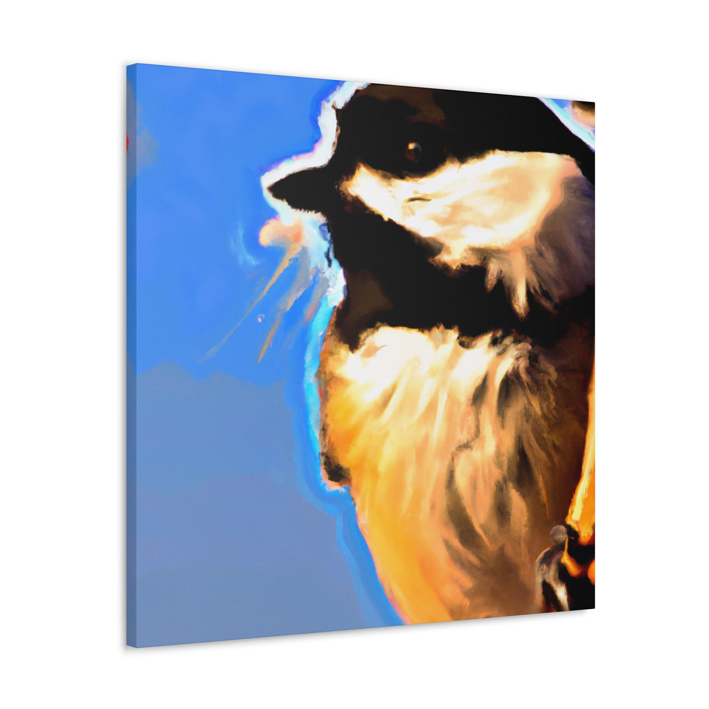 "Chickadee Hyperrealism" - Canvas