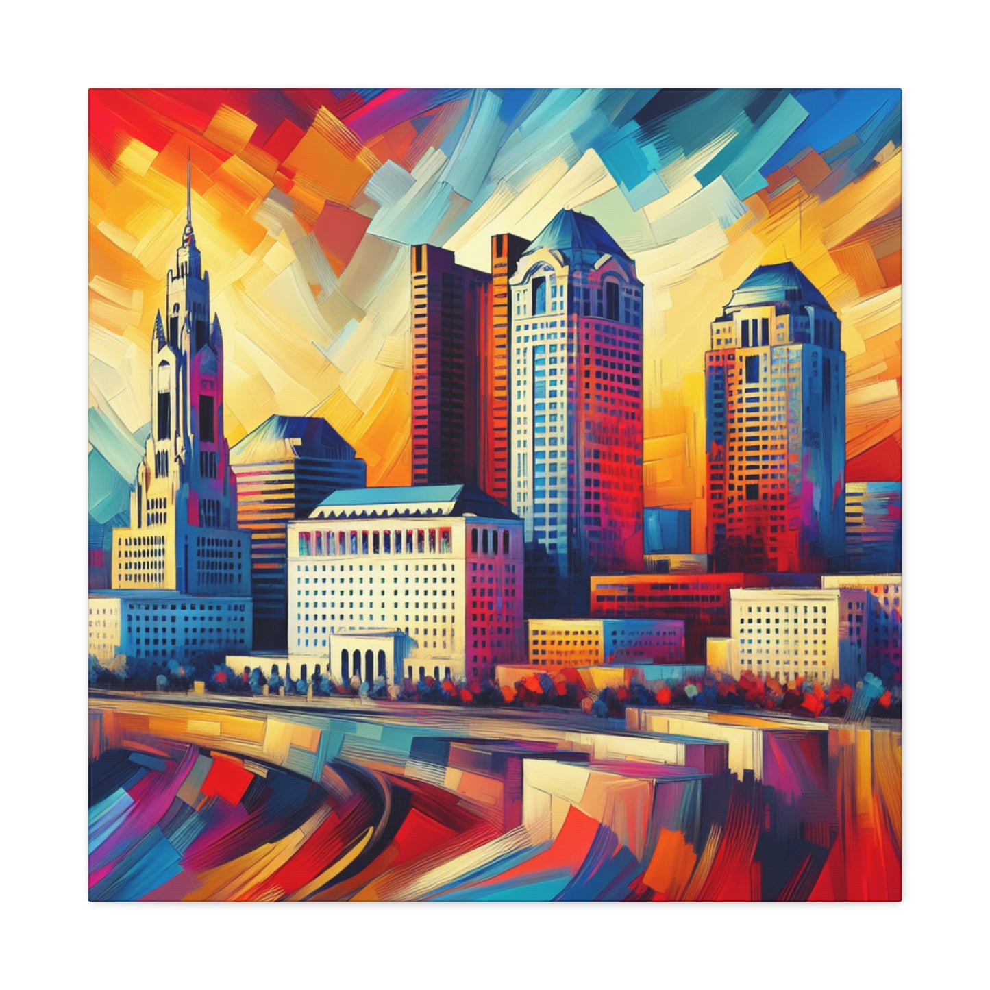 Pulsating Columbus Vortex - Canvas