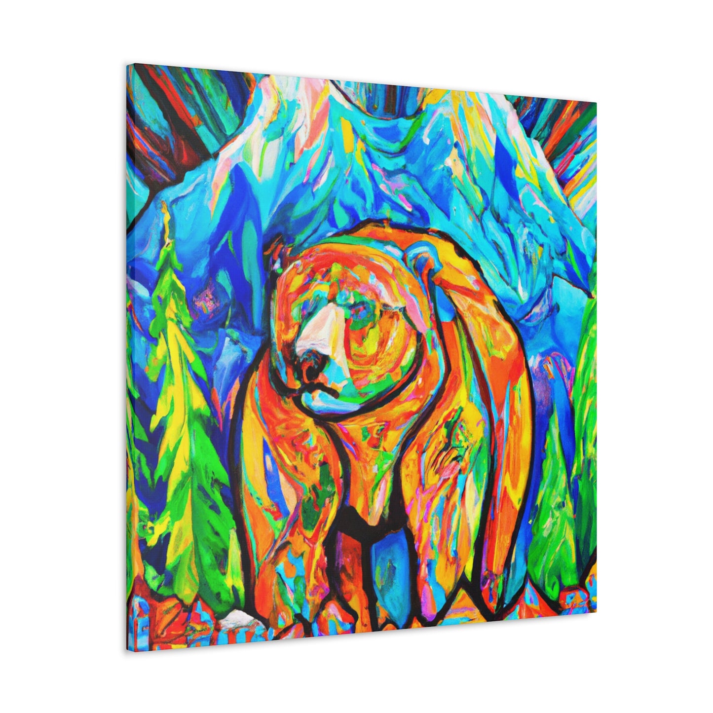 Bear with Dignity. - Canvas