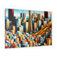 Golden City Awakening - Canvas