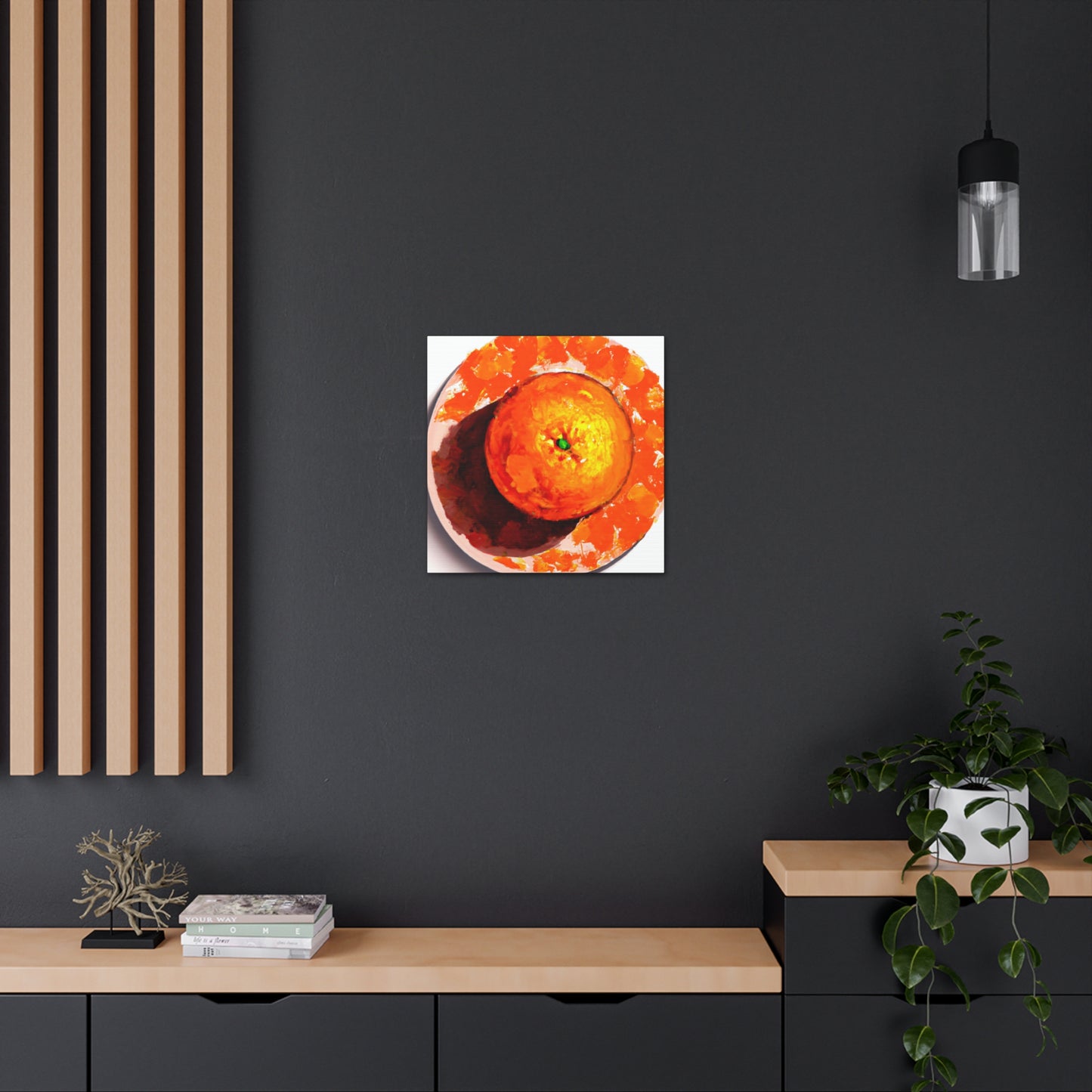 "Ode to Orange Sunset" - Canvas