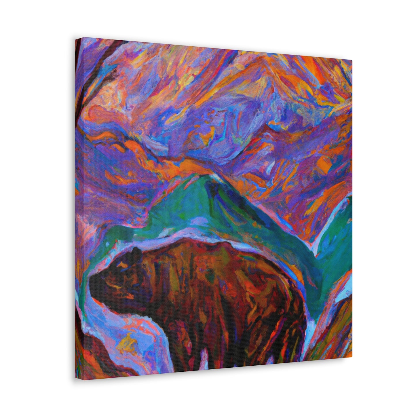 Brown Bear Awakening - Canvas