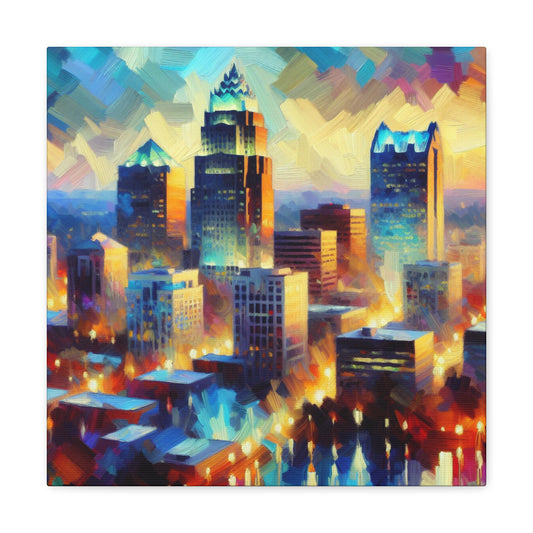 "Raleigh's Ephemeral Sunlight" - Canvas