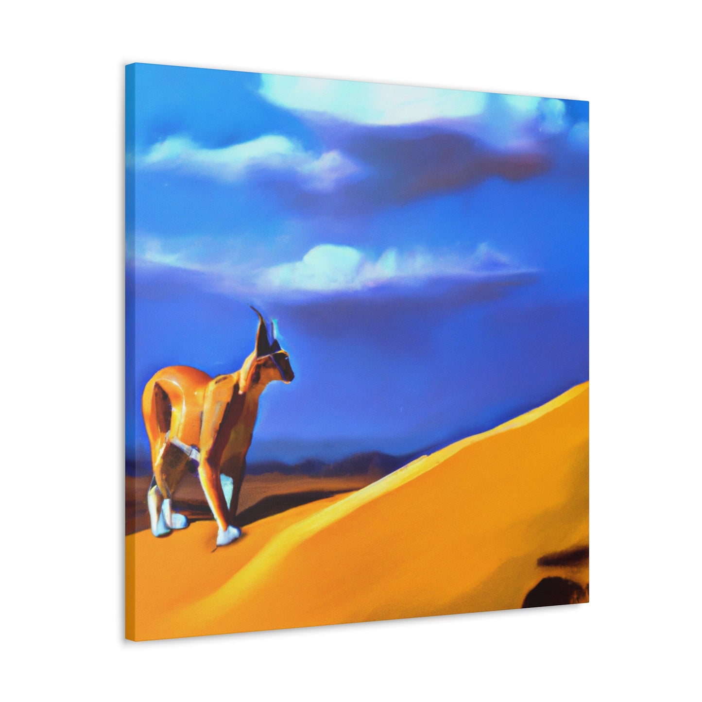 "Caracal in Surrealism" - Canvas