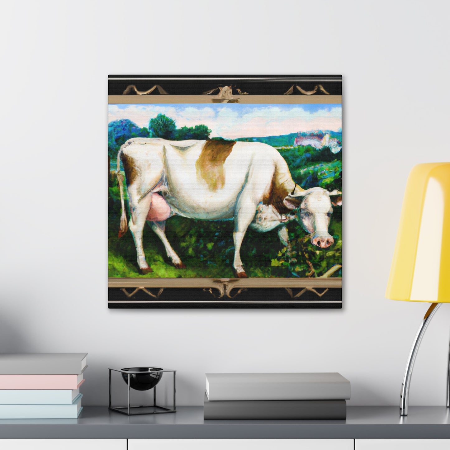 Milking the Fertile Cow - Canvas