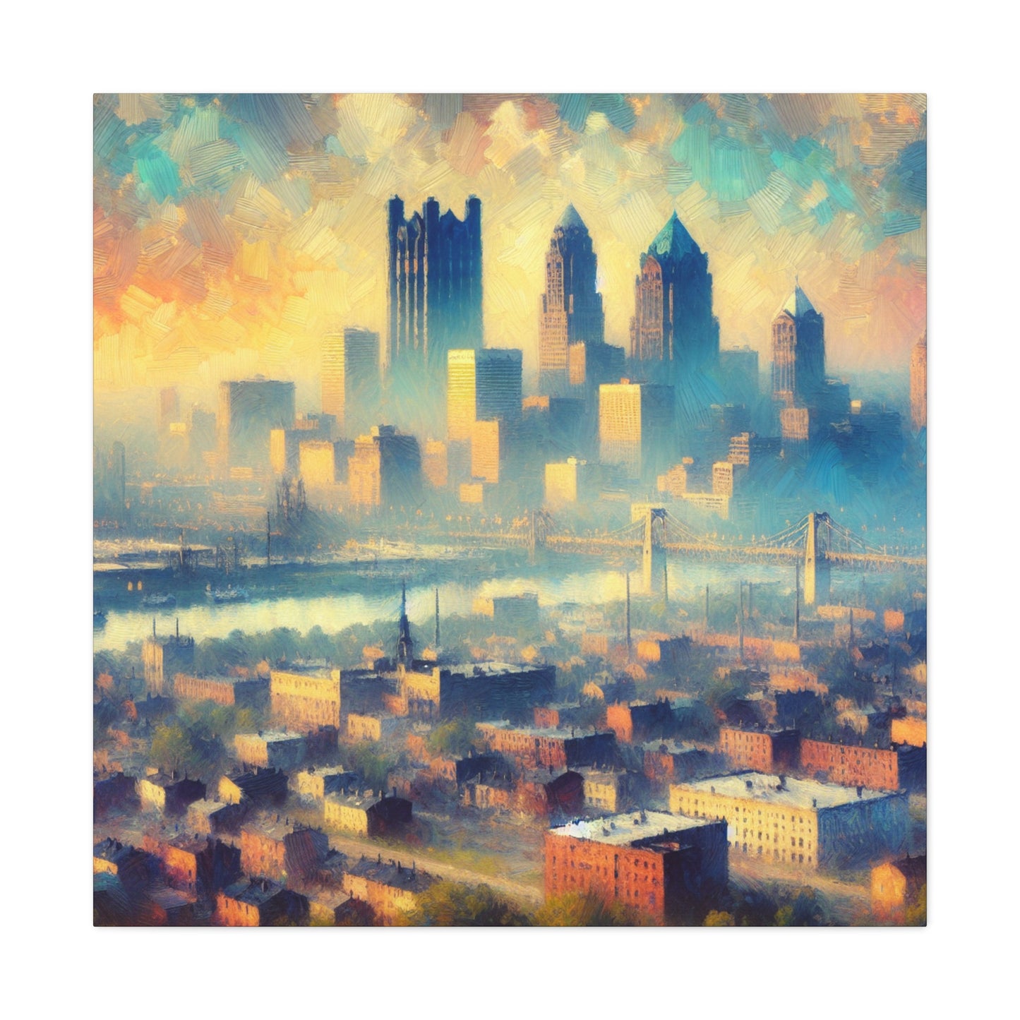 "River City Poetic Reverie" - Canvas