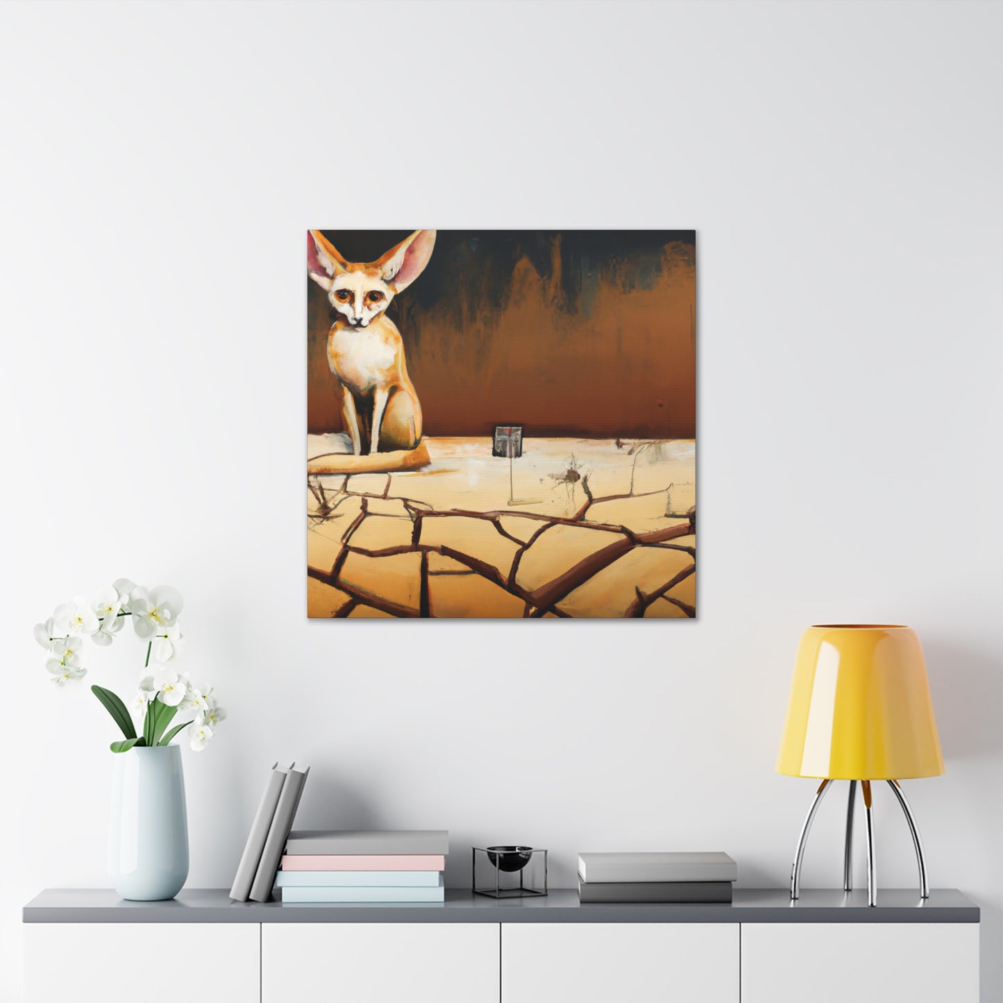 Fennec Fox Majestic Burst - Canvas