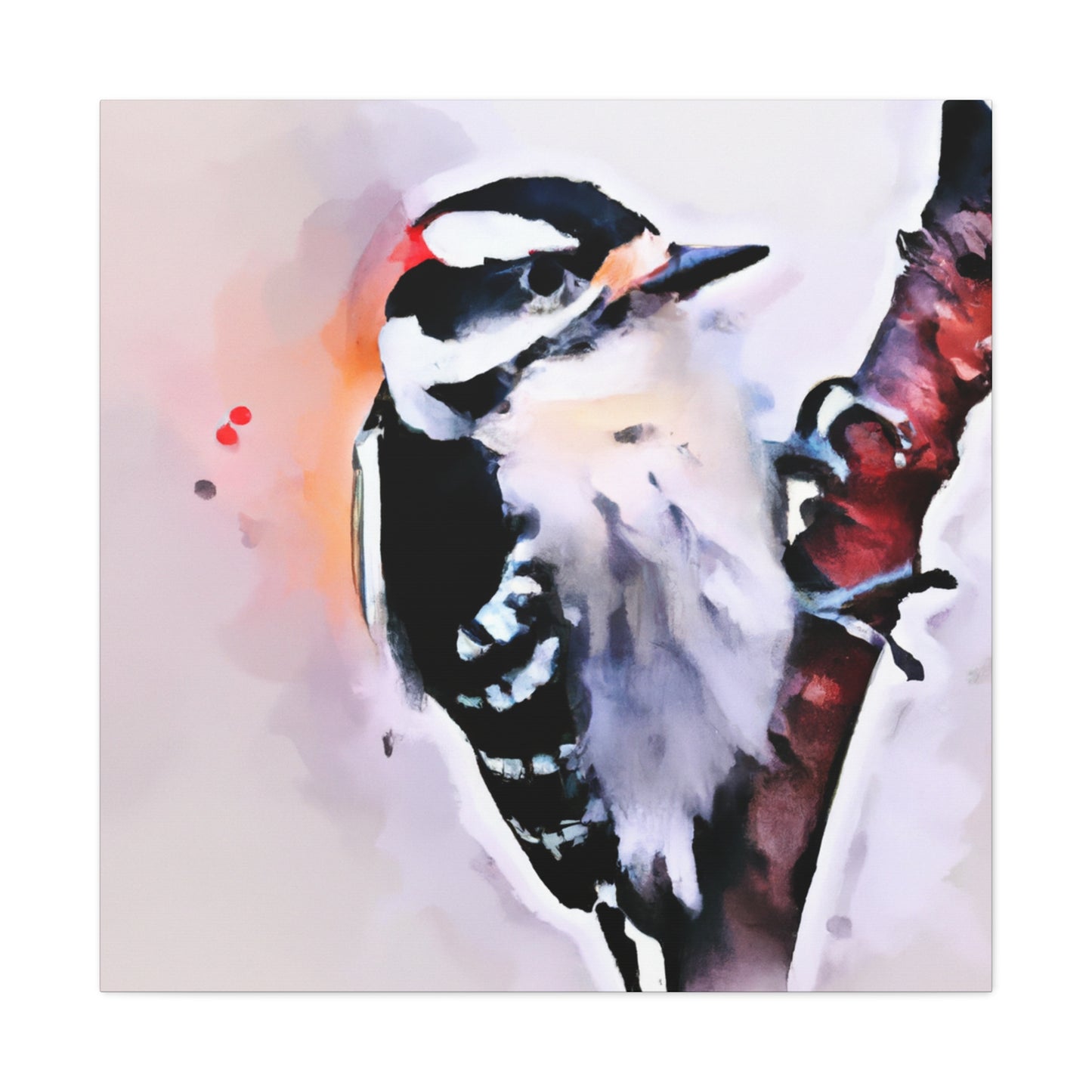 Downy Woodpecker Dream - Canvas