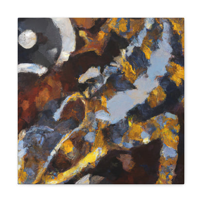 Frilled Lizard Impressionism - Canvas