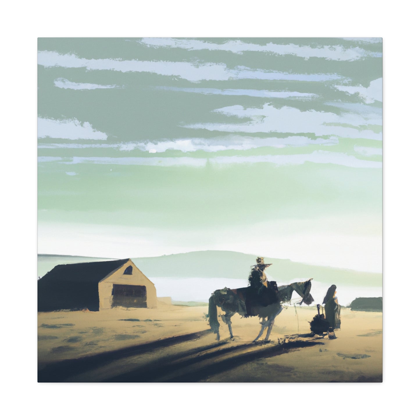 "Stagecoach Journey Insights" - Canvas