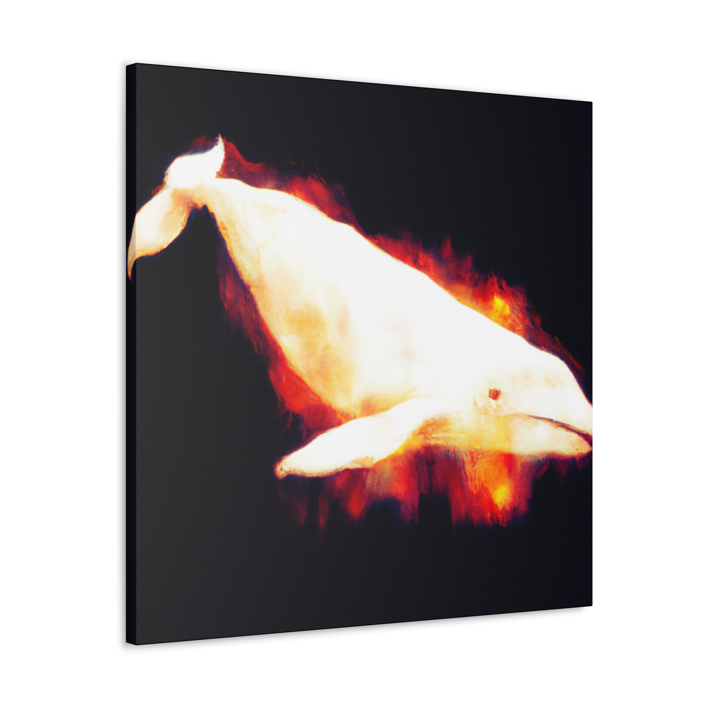 "Beluga Whale Majesty" - Canvas