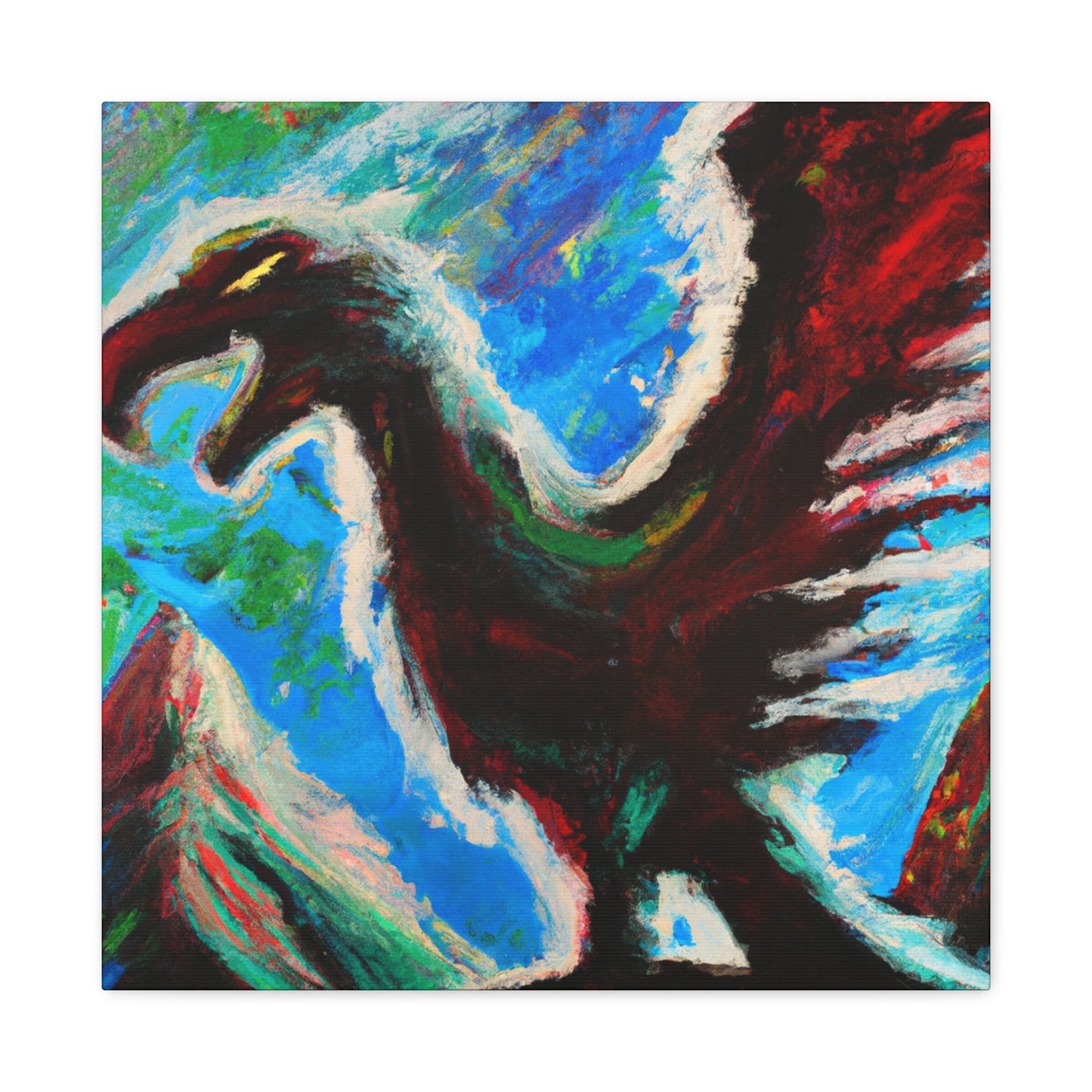 "Condor in Flight Below" - Canvas