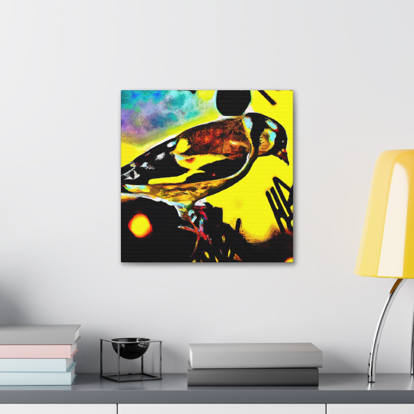 American Goldfinch Abstraction - Canvas