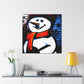 Snowman Winter Wonderland - Canvas