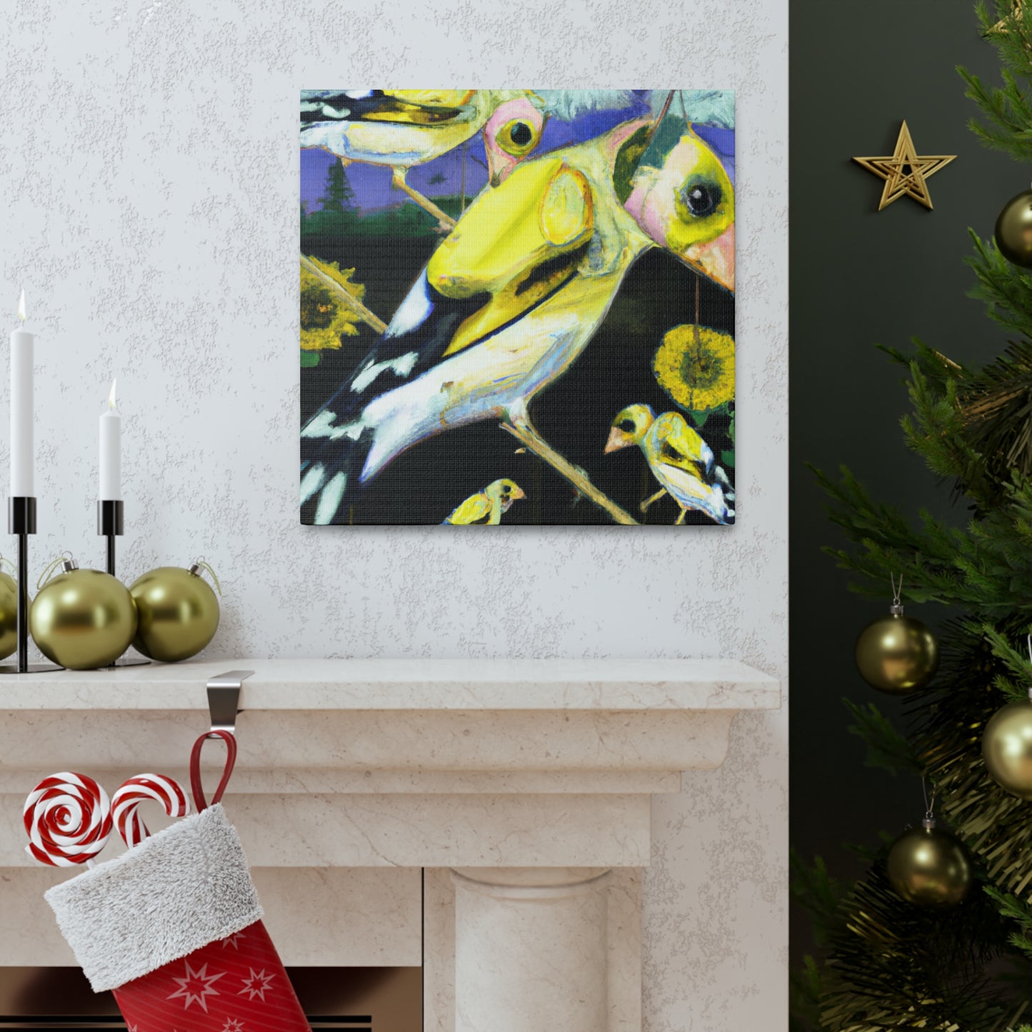 American Goldfinch Wonder - Canvas