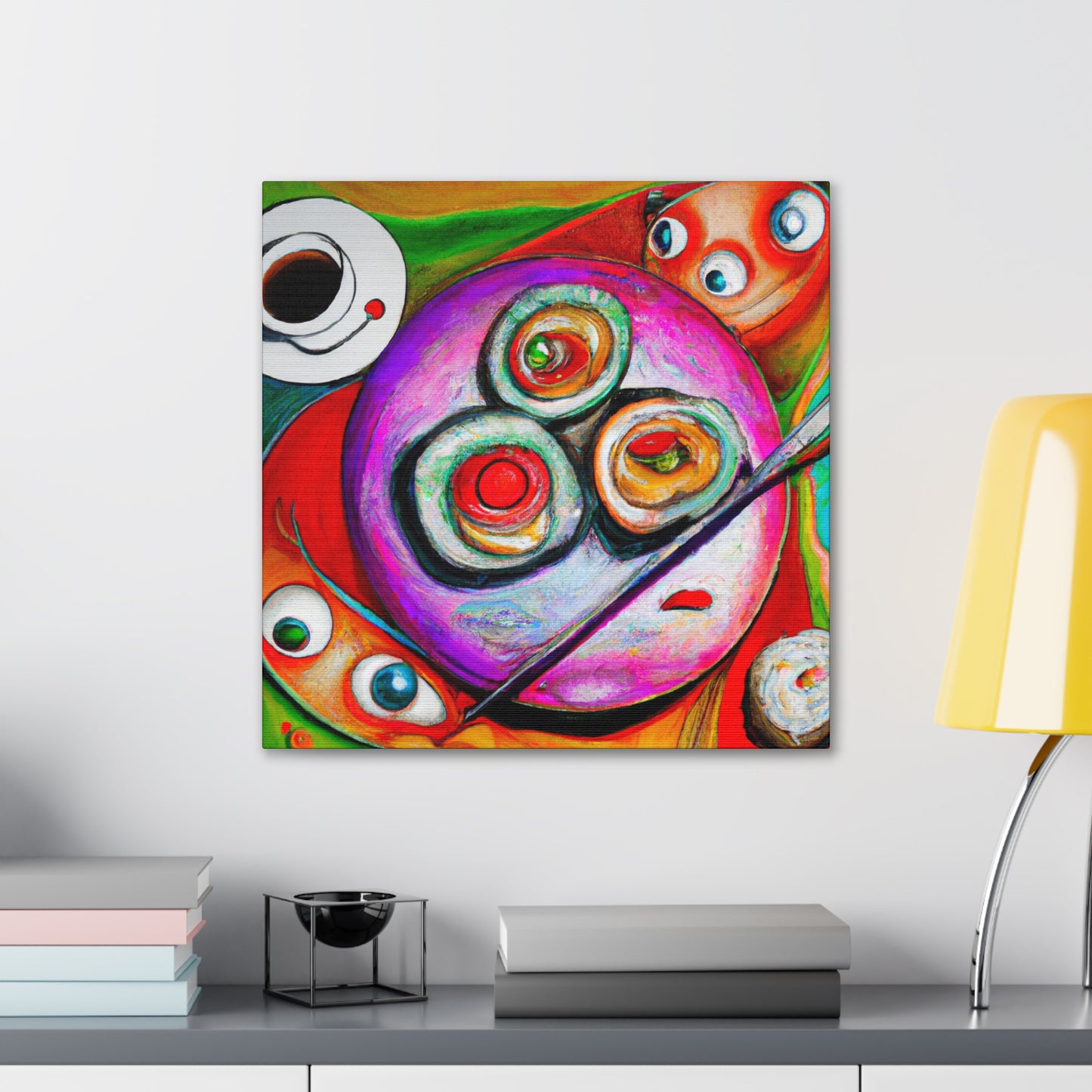 "Sushi in Surrealism" - Canvas