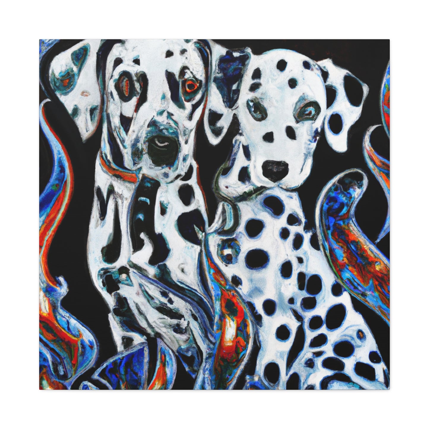 Dalmatian in Art Nouveau - Canvas