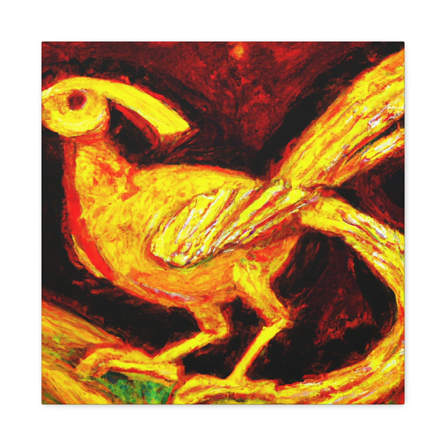 Golden Pheasant Dreaming - Canvas