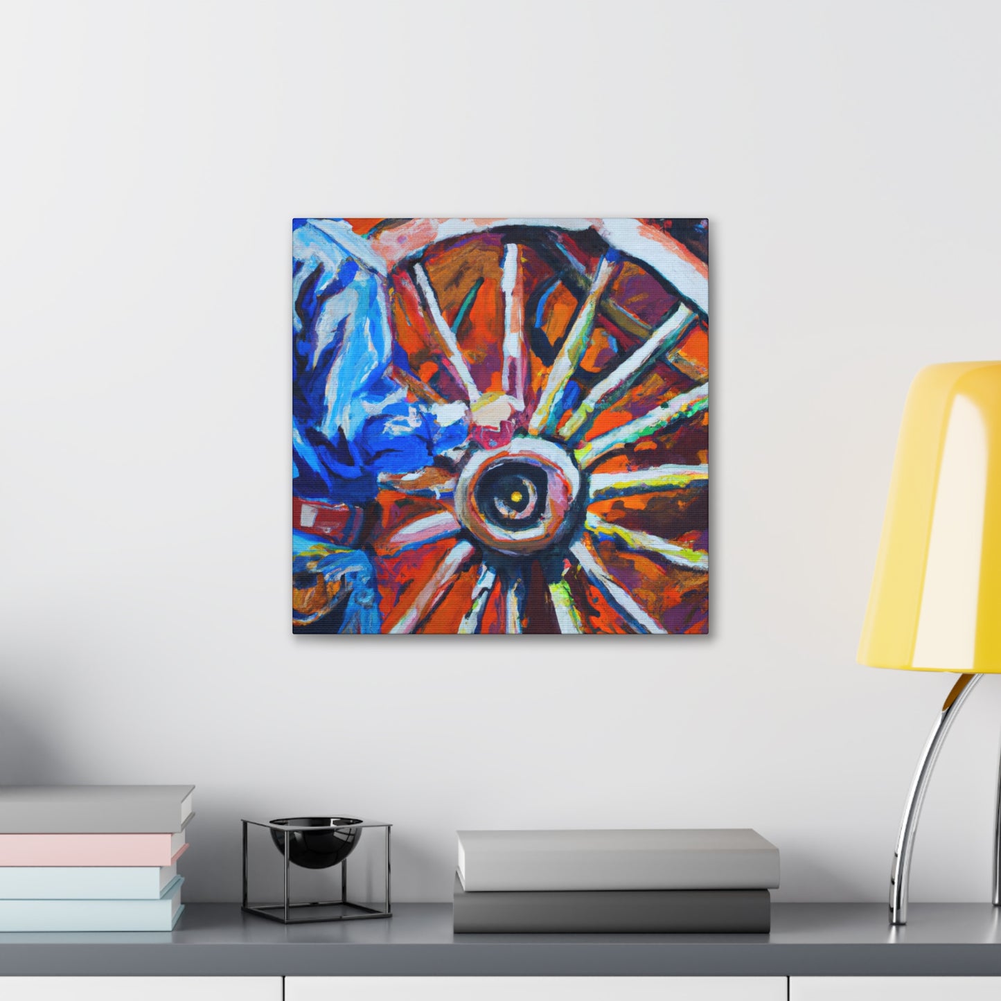 Wagon Wheel Realism - Canvas