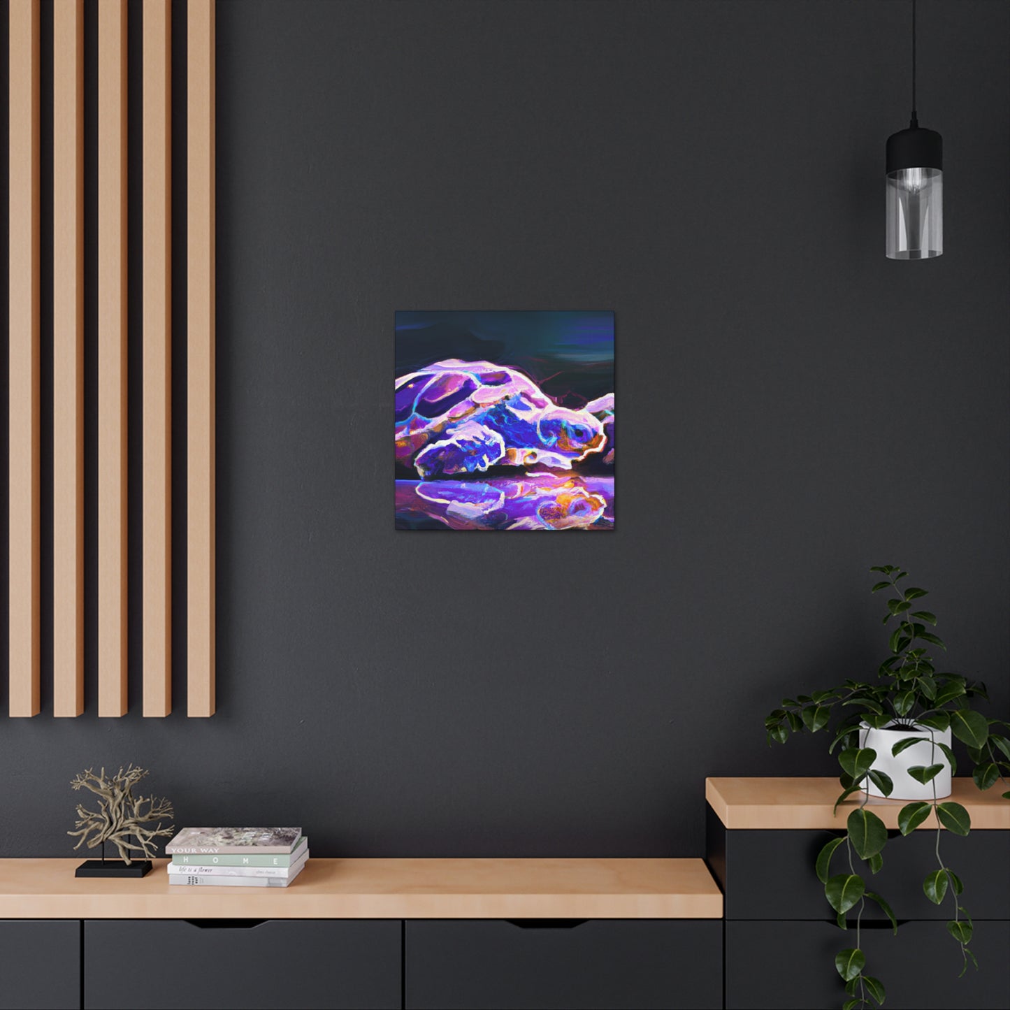 "Box Turtle in Dreamland" - Canvas