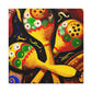 Mariachi's Joyful Maracas - Canvas