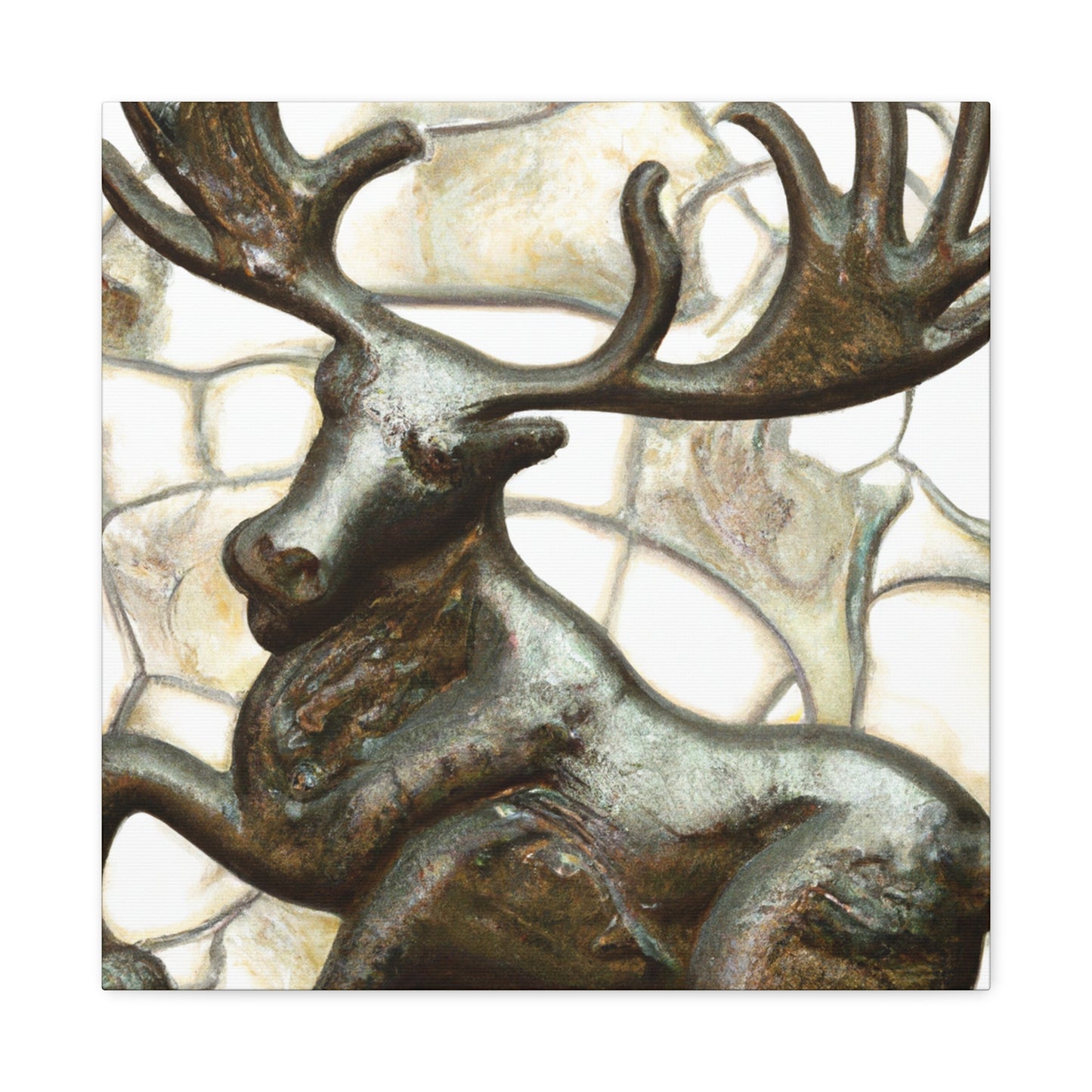 Reindeer Winding Paths - Canvas