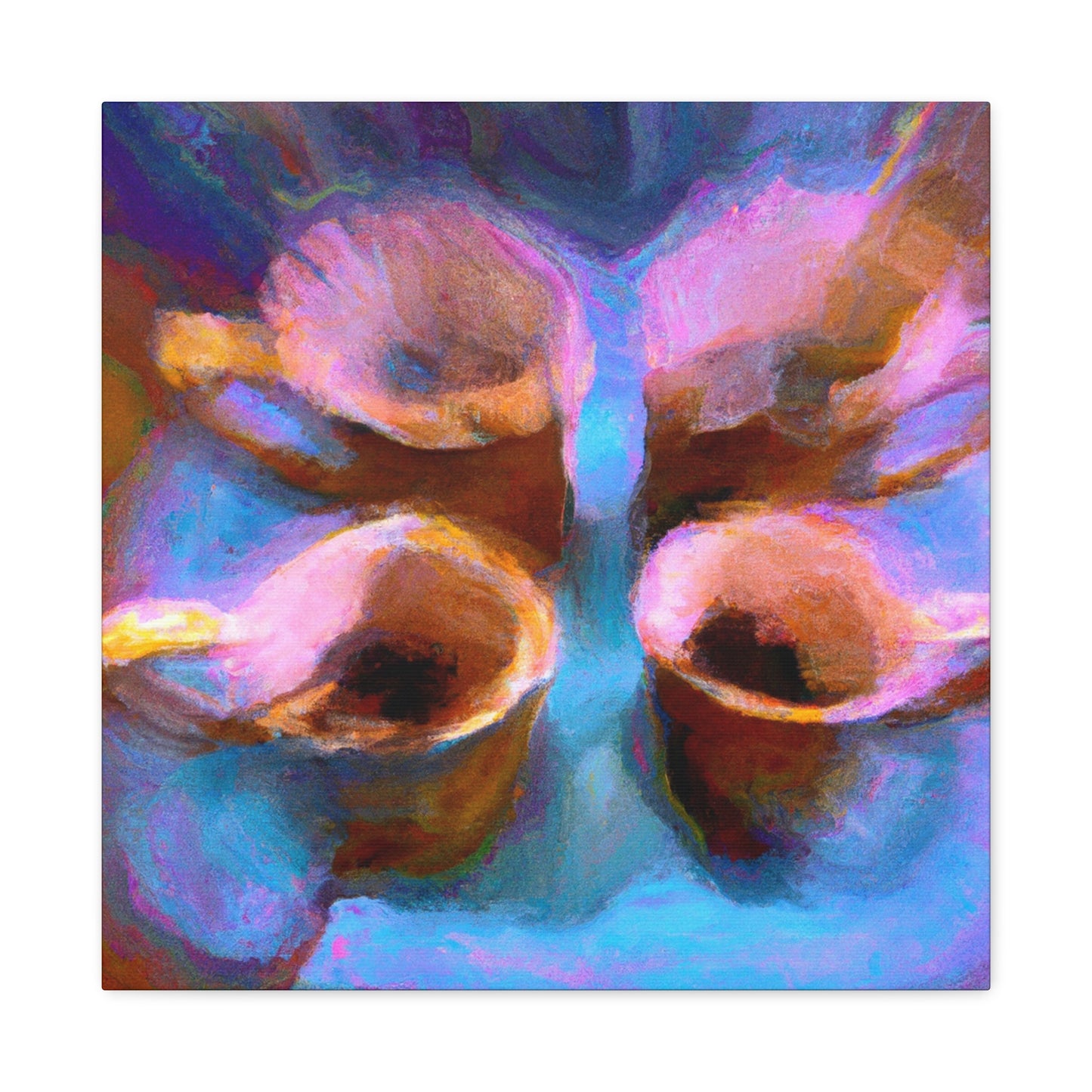 Tea Cup Reflection Dance - Canvas