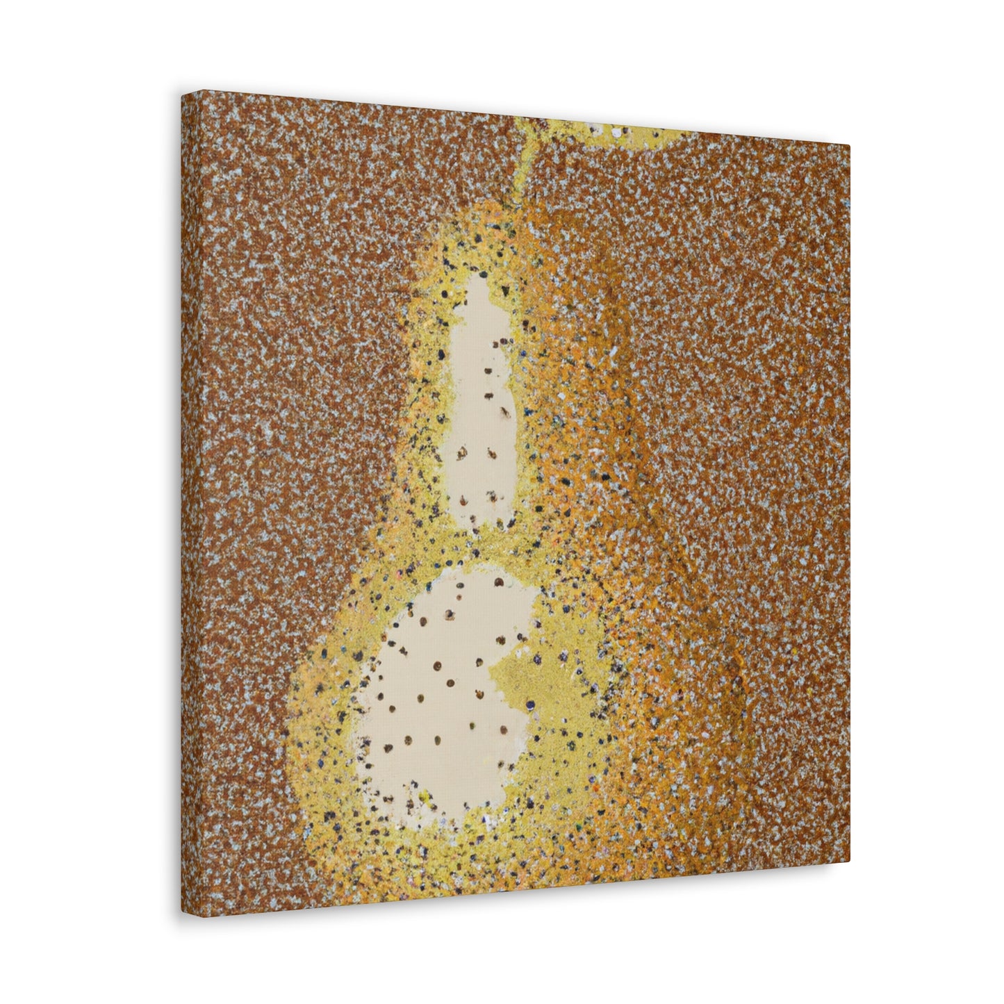 Pear in Pointsillism - Canvas