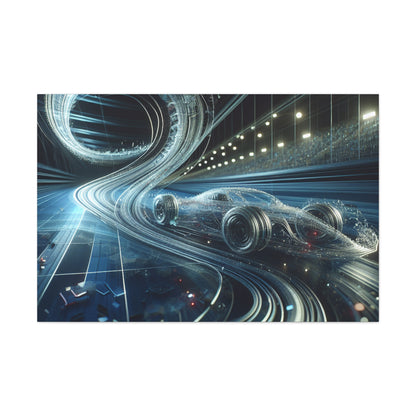 "Unbounded Speed Formations" - Canvas