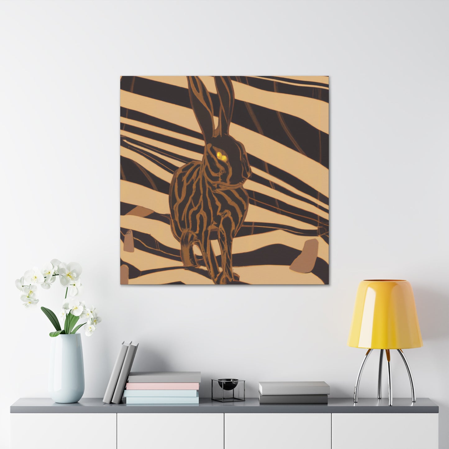 Jackrabbit in Deco - Canvas