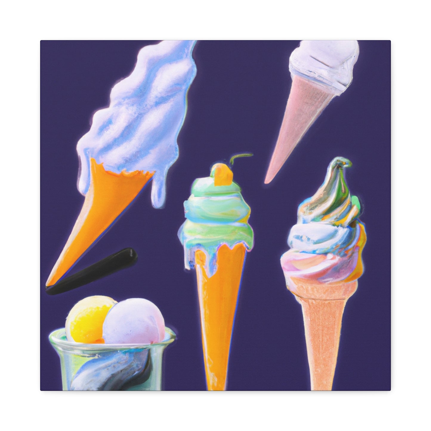 "Cool Treat in Summer" - Canvas