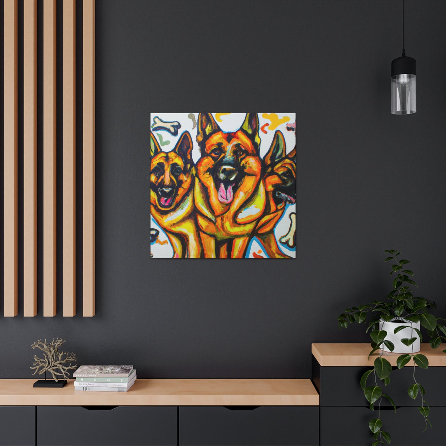 Faithful Guardian Shepherd - Canvas