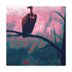 Vulture's Perched Form - Canvas