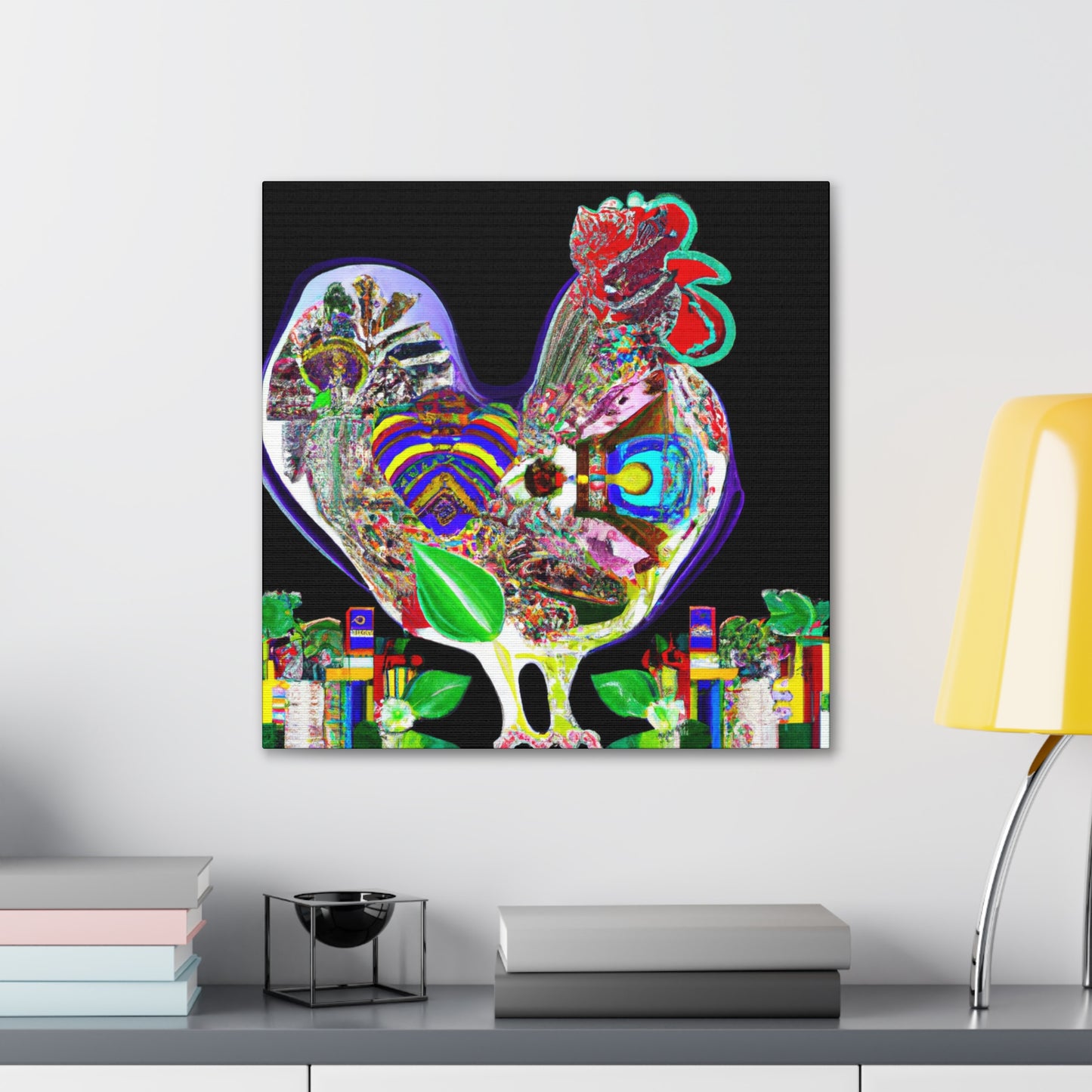 "Chickens in the Street" - Canvas