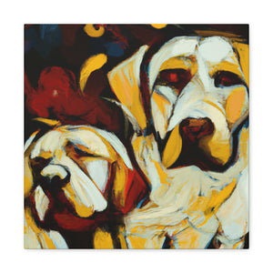 "Labrador Lost in Dreams" - Canvas