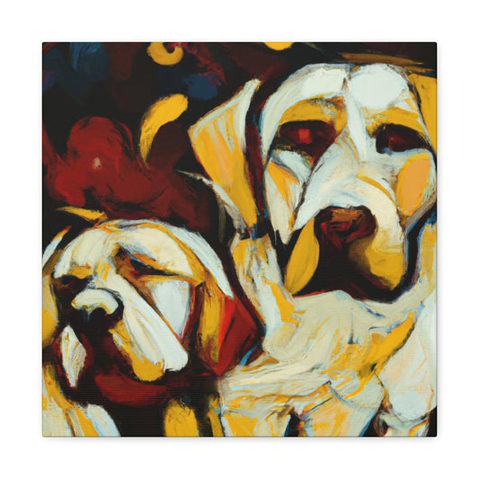 "Labrador Lost in Dreams" - Canvas