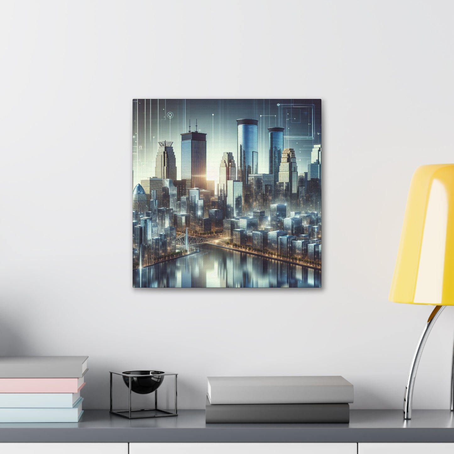 Urban Mirage Unveiled - Canvas