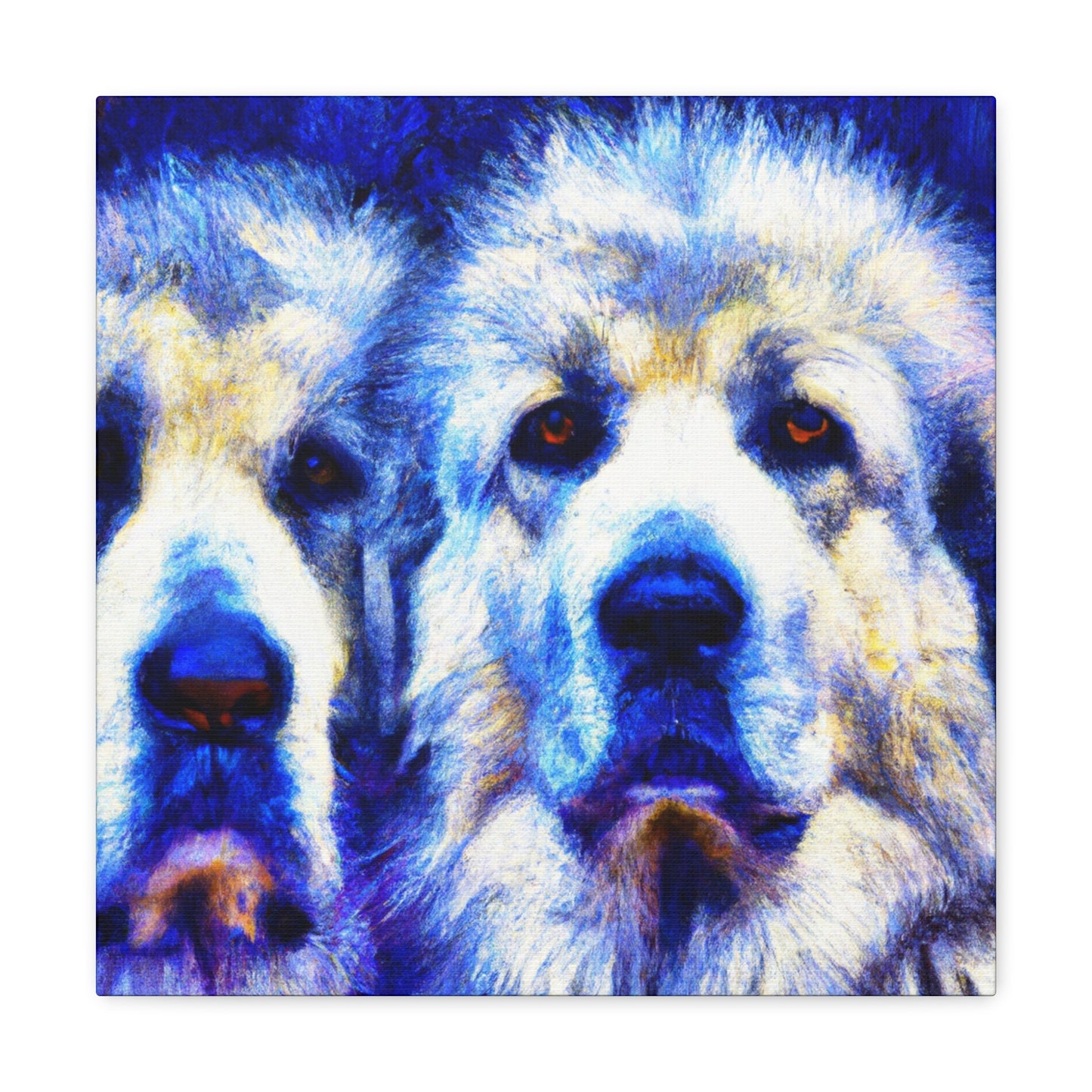 "Majesty of Great Pyrenees" - Canvas