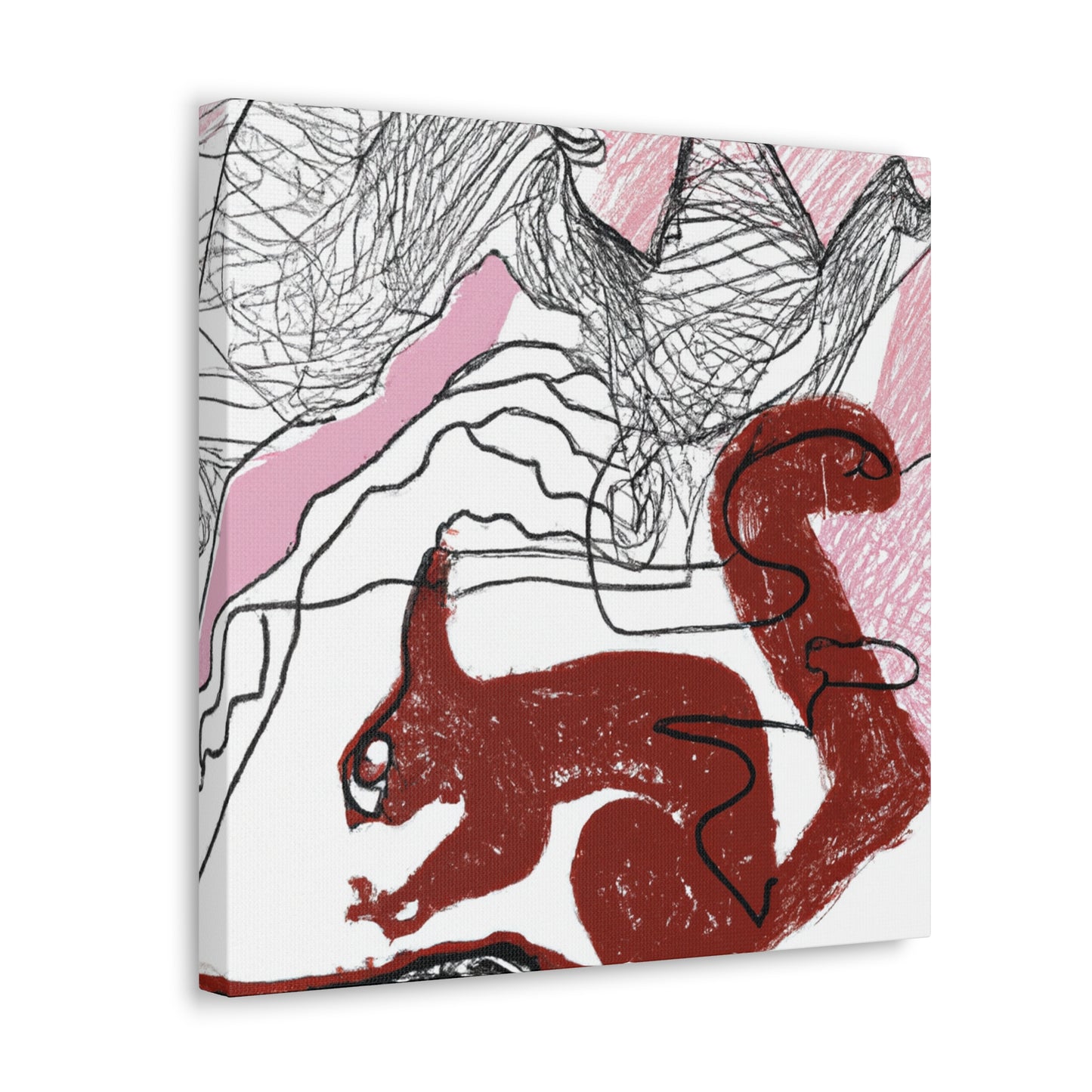 Squirrel in Springtime - Canvas