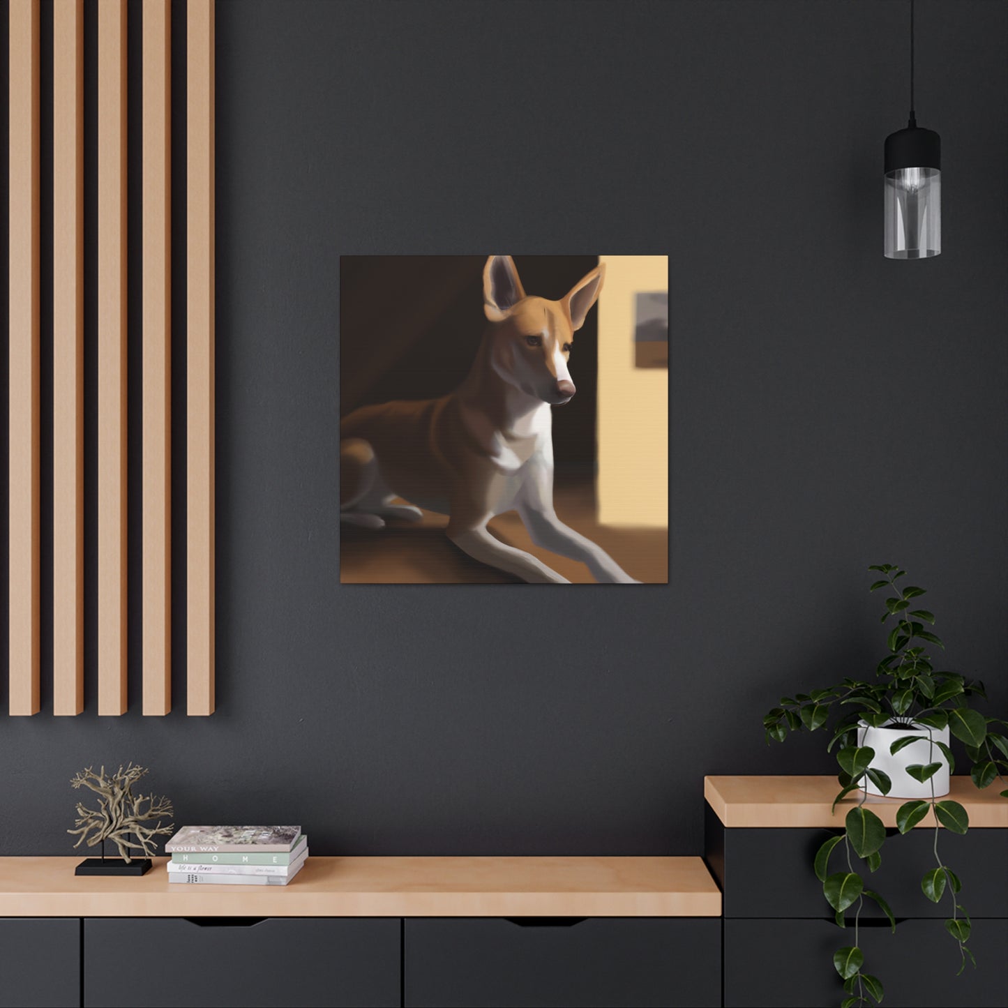 Dingo in Deco Style - Canvas