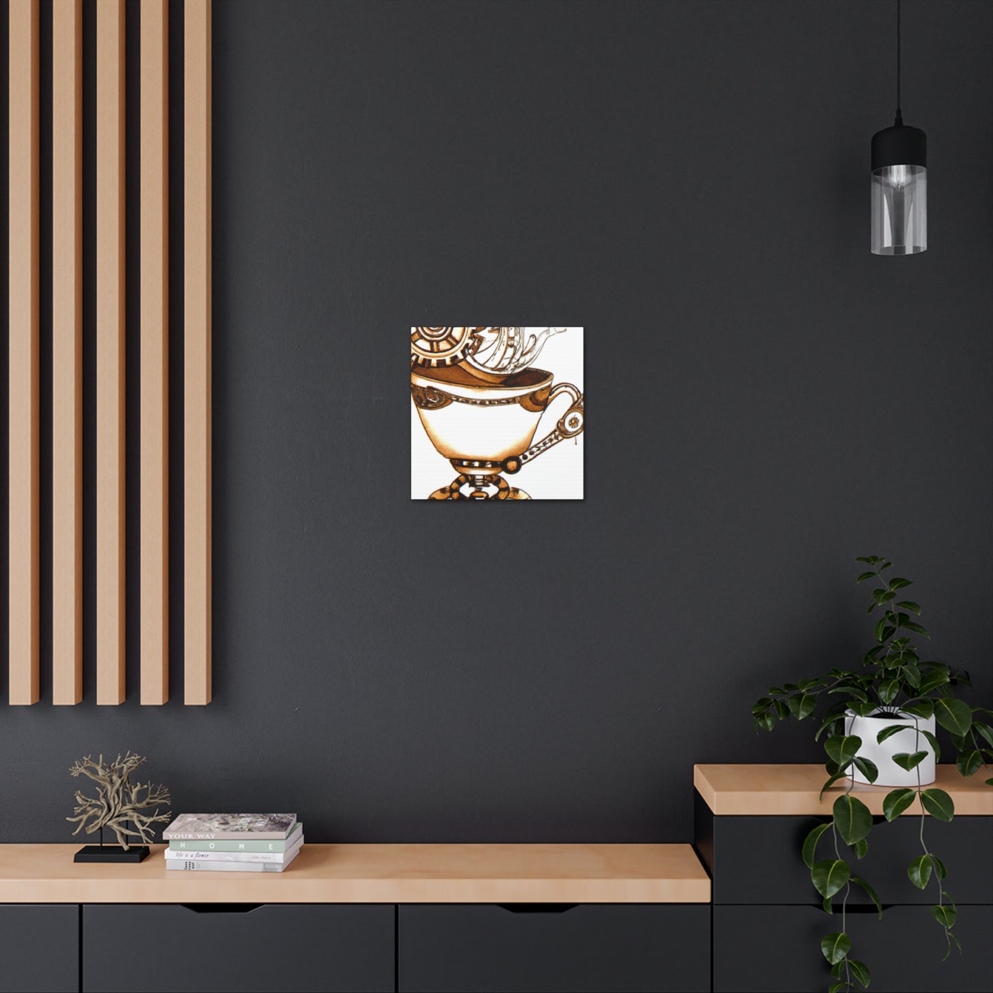 Cup of Steam Coffee - Canvas