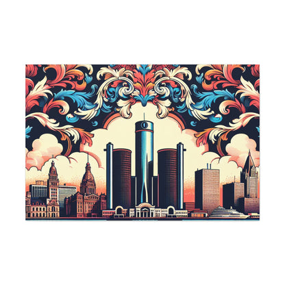 "Enchanting Detroit Reverie" - Canvas