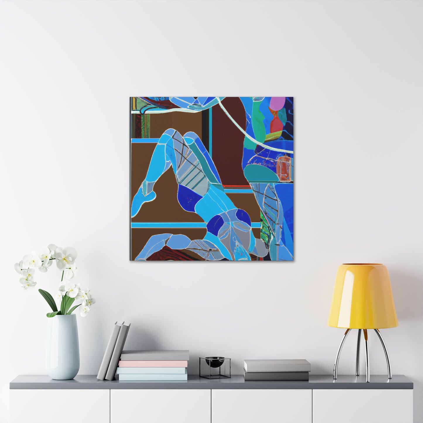 Athletes in Movement - Canvas