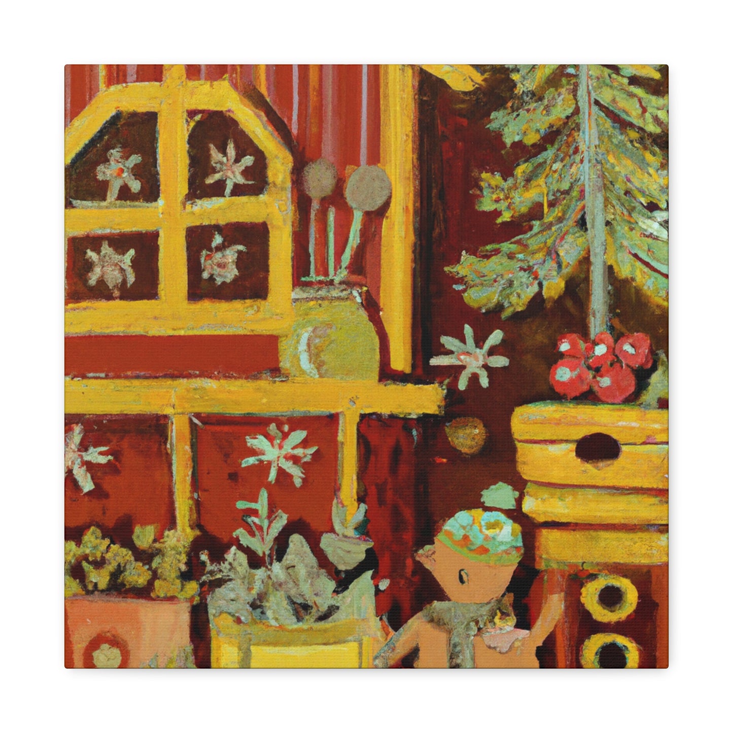 Santa's Magical Workshop - Canvas