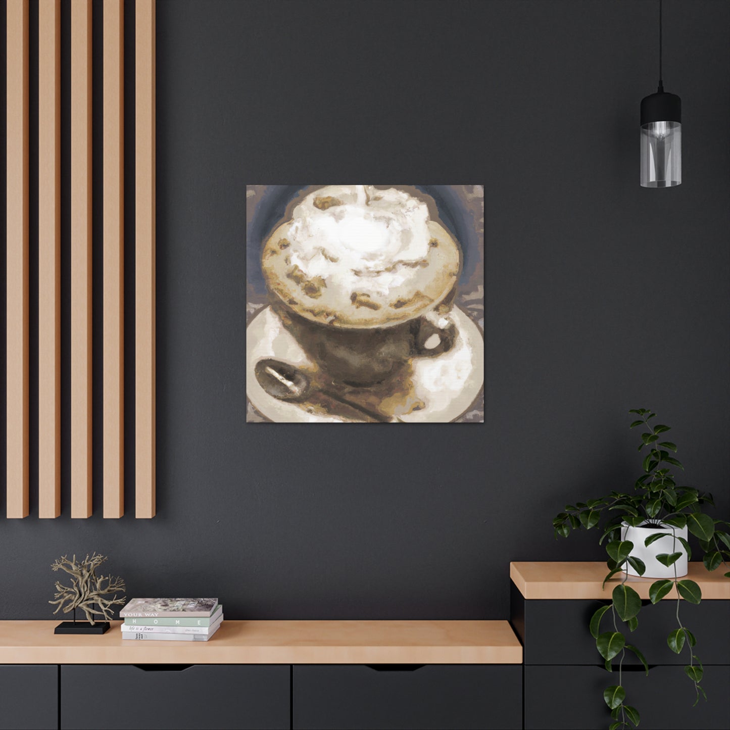 "Cappuccino in Rococo." - Canvas