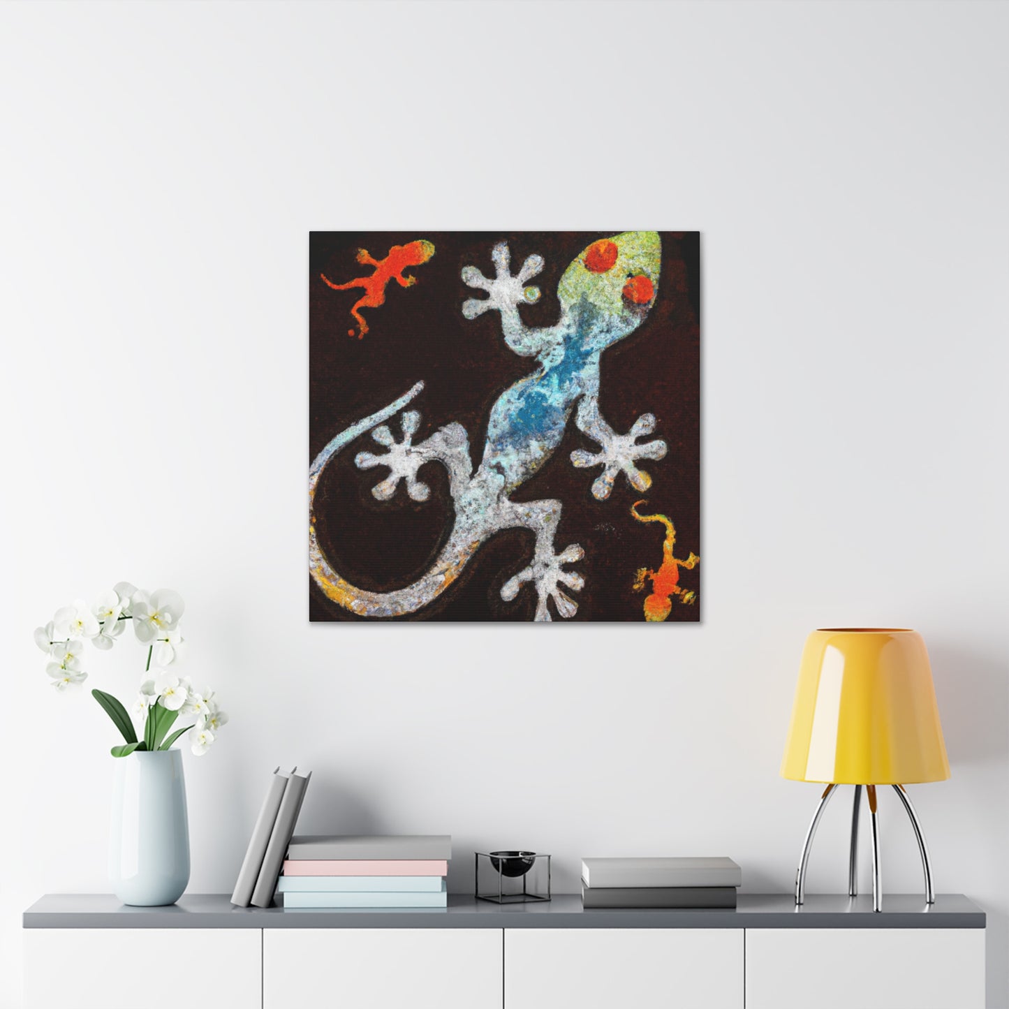 Lizard Eternal Patience - Canvas